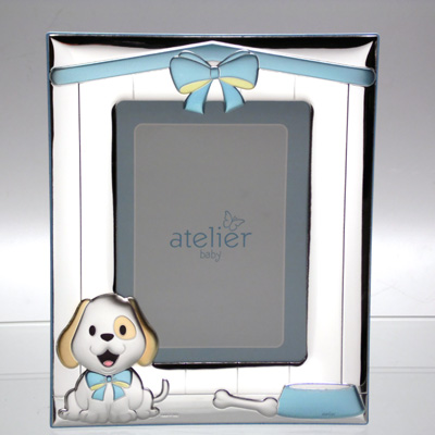 Argenteria per bambini: cornice neonato