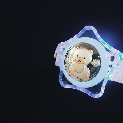 Cornici in argento: Lampada Linea Orso di Cortesia Celeste d.cm.9