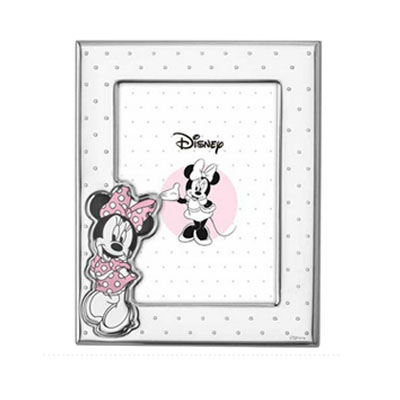 Cornici in argento: Cornice 13x18 Minnie Rosa in Argento