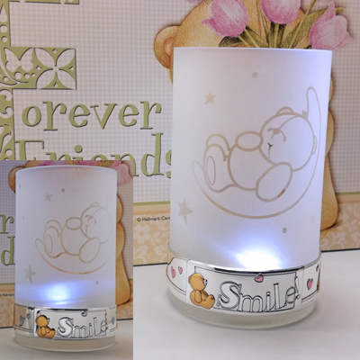 Lampada Linea Forever Friends Cristallo Molato Orsetto 