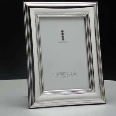 Cornici in argento: Cornice Brera Stripes Lucida Rett.