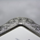 Cornici in argento: Cornice Argento 925 Liberty Sagomata Incisa Rett.