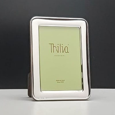 Cornici in argento: Cornice Video Liscia in Argento Laminato