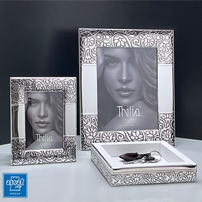 Cornici in argento: Collezione Laminato Argento Linea Arte Floreale