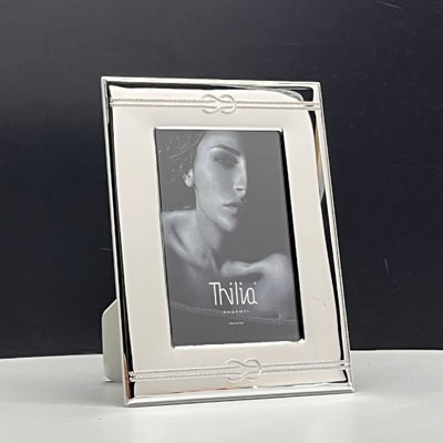 Cornici in argento: Cornice Linea Saling Corda Argento Laminato