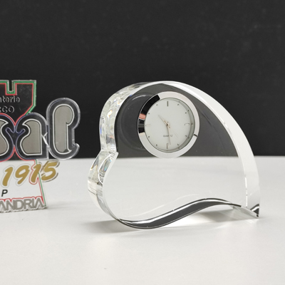 Orologio Cuore Cristallo personalizzabile cm.10x8