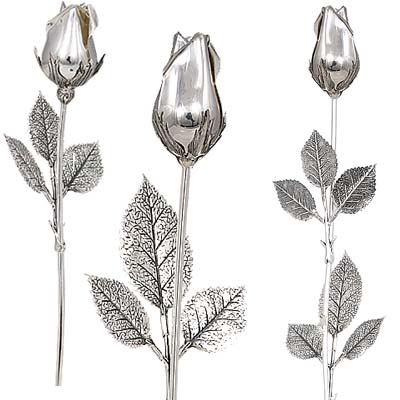Cornici in argento: Rosa Dallas Argento Chiusa in Astuccio cm.17