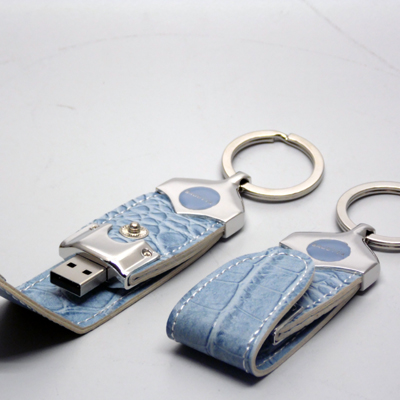 Cornici in argento: Portachiavi USB 16GB Similpelle Jeans