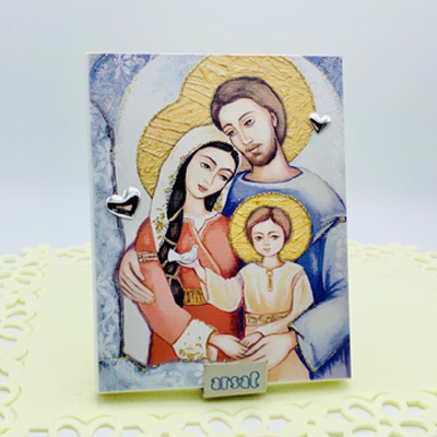 Cornici in argento: Quadro Sacra Famiglia Dipinto 16x20