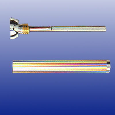 CURA PIPE IN ACCIAIO CON CUSTODIA ARGENTO RIGATA