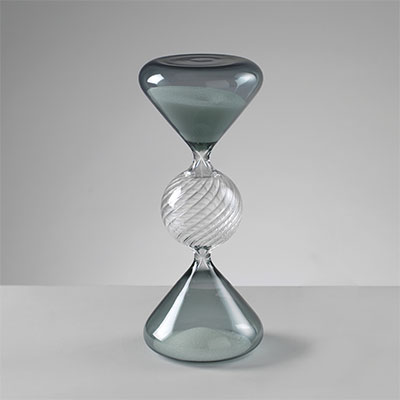 Cornici in argento: Clessidra Moderna Fume' h.24cm - 3445 - 