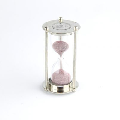 Cornici in argento: Clessidra con Base in Argento Sheffield h.8.5cm