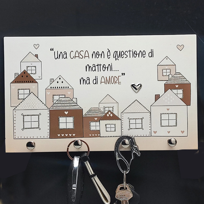 Cornici in argento: Appendichiavi a muro Albero Vita 25x15 in Argento