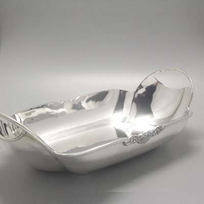Cornici in argento: Centro Tavola con Manici Rettangolare Sheffield 33x19