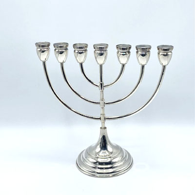 Cornici in argento: Candeliere Menorah in Sheffield h.25cm