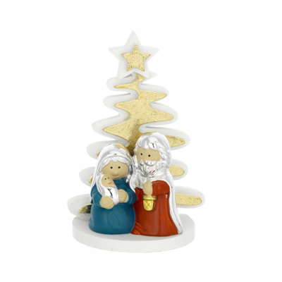 Cornici in argento: Presepe Resina Albero Stilizzato Oro