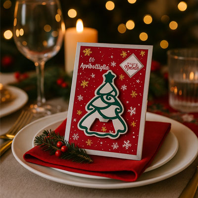 Cornici in argento: Apribottiglie gadget albero natale 7x8