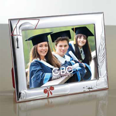 Cornici in argento: Cornice Laurea Orizzontale Cm.13x18