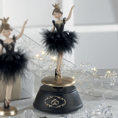 Cornici in argento: Carillon Ballerina Schiaccianoci h.23 cm 