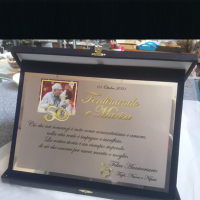 Cornici in argento: ........ per anniversari matrimonio 50