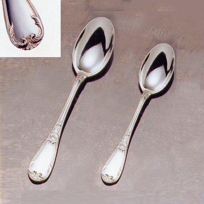 Cornici in argento: Cucchiaino Moka Barocco Floreale cm.10