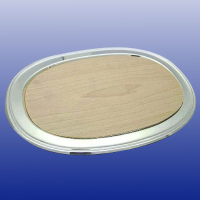 Cornici in argento: Tagliere Formaggio Video Argento Legno 22x28