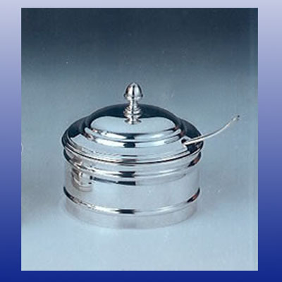 Cornici in argento: Formaggiera Tonda Interno Cristallo d.cm.10
