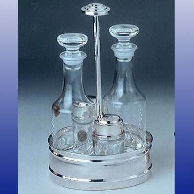 Cornici in argento: Ser Olio/Aceto + 2 Salini Argento cm.13x12